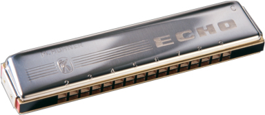 HOHNER ホーナー エコー2309 トレモロハーモニカ 複音ハーモニカ 2309/32 Echo-2309 木製ボディ 16穴 C調 ハーモニカ リード 楽器　北海道 沖縄 離島不可