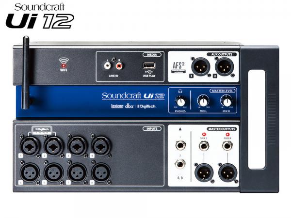 SOUND CRAFT サウンドクラフト Ui12 ◆ リモートコントロール・デジタル・ミキサー