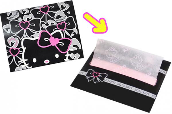 キティちゃん クリーニングペーパー 木管楽器 フルート クラリネット サックス 管楽器 キャラクター ハローキティ お手入れ用品 ピンク紙 キティ黒 ワタナベ楽器店 Online Shop