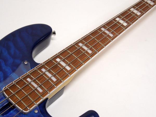 【今週末まで】k.nyui KNJB K.Nyui Custom Guitars KNJB AC Quilt Maple Top / Trans Blue