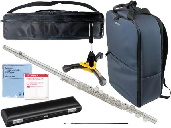 YAMAHA ヤマハ 5年保証サポート対象 YFL-212 フルート Eメカニズム 銀メッキ 管楽器 standard flute セットD　北海道 沖縄 離島 代引き不可