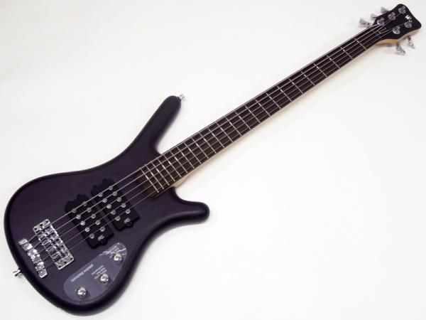 Warwick ( ワーウィック ) Rockbass CORVETTE $$ 5st / Nirvana Black Coloured Transparent Satin