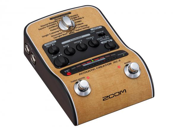 ZOOM ズーム AC-2 Acoustic Creator アコースティックギター プリアンプ 