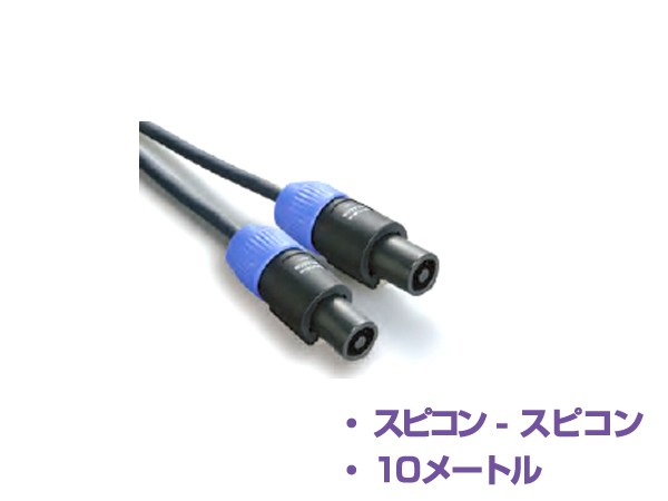 CANARE 4S6 スピコンケーブル 10m 2本セット