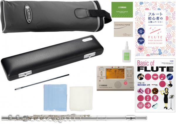 JUPITER  ジュピター JFL700E フルート カバードキイ Eメカニズム 管楽器 本体 銀メッキ C管 Flute JFL-700E セット A　北海道 沖縄 離島不可