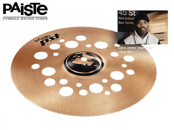 Paiste ( パイステ ) PST-X DJs 45 Crash 12【ユニークな12 穴あきクラッシュ シンバル  】