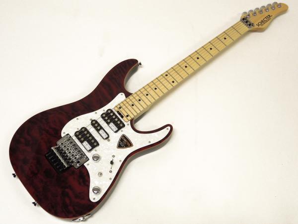 SCHECTER ( シェクター ) SD-2-24-AL  See-Thru Red / M【日本製 ギター   】