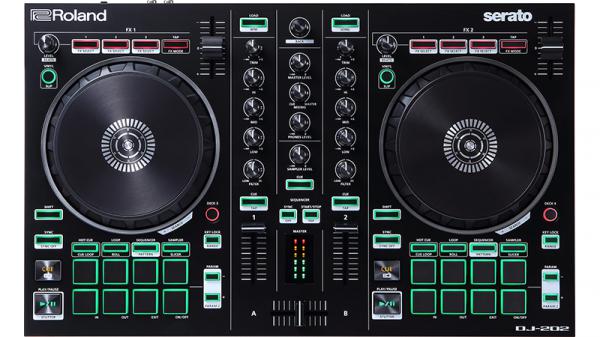 速くおよび自由な Roland ローランド DJ Serato DJコントローラ 2CH AIRA DJ-202 DJ機材