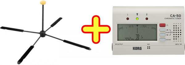 Hercules ハーキュレス DS460B フルート スタンド トラベライト コンパクト 管体収納 TravLite flute stand CA-50 チューナー セット 以下対応不可 北海道 沖縄 離島