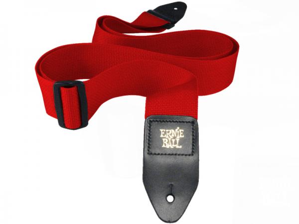 ERNIE BALL アーニーボール Polypro Strap Red  4040【ギターストラップ ポリプロストラップ 特価 】