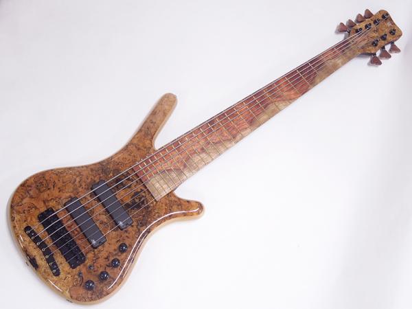 Warwick ( ワーウィック ) Custom Shop Corvette $$ 7st Spalted Maple Burl Top / Natural High Polish