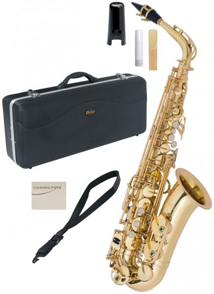 Antigua  ( アンティグア ) AS2800 エルドン アルトサックス 新品 アウトレット ラッカー ゴールド 管楽器 eldon GL Alto saxophone　北海道 沖縄 離島不可