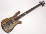 Warwick ( ワーウィック ) Custom Shop Streamer Stage-II 4st Black Korina Top with White Lotus LED / Natural Oil Finish