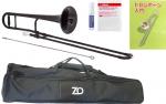 ZO ゼットオー TTB-05 ブラック トロンボーン アウトレット プラスチック テナートロンボーン 管楽器 tenor trombone black セット A　北海道 沖縄 離島不可