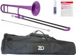 ZO ( ゼットオー ) TTB-04 テナートロンボーン パープル アウトレット プラスチック 細管 管楽器  tenor trombone purple セット B　北海道 沖縄 離島不可