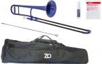 ZO ( ゼットオー ) TTB-10 テナートロンボーン ダークブルー アウトレット プラスチック 細管 tenor trombone Blue セット B　北海道 沖縄 離島不可