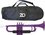ZO ゼットオー トランペット TP-04BK パープル 調整品 新品 アウトレット プラスチック 管楽器 trumpet purple 楽器　北海道 沖縄 離島不可