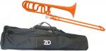 ZO ( ゼットオー ) トロンボーン 太管 TB-11 オレンジ アウトレット プラスチック テナーバストロンボーン tenor bass trombone orange　北海道 沖縄 離島不可