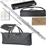 Pearl Flute ( パールフルート ) PF-525RE リングキィ フルート リッププレートライザー銀製 ブリランテ Eメカニズム オフセット Brillante PF525RE セット B　北海道 沖縄 離島不可