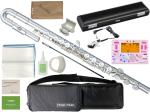 Pearl Flute パールフルート PF-505EU U字管 フルート プレスト Eメカニズム 銀メッキ カバード こども U字頭部管 Presto PF505EU セット E　北海道 沖縄 離島不可