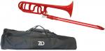 ZO ( ゼットオー ) トロンボーン 太管 TB-01 レッド アウトレット プラスチック B♭/F テナーバストロンボーン tenor bass trombone　北海道 沖縄 離島不可