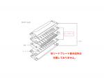 TOMBO トンボ 1810 リードプレート C調  ウルティモ ハーモニカ 1本分 セット リード付き 交換 修理 No.1810 ULTIMO reed plate　北海道 沖縄 離島不可