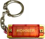 HOHNER ( ホーナー ) レッド ミニハープ ハーモニカ キーホルダー 4穴 1オクターブ ブルースハープ型 アクセサリー 4hole harmonica RED 　北海道 沖縄 離島不可
