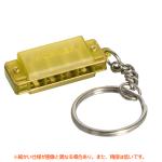 HOHNER ホーナー イエロー ミニハープ ハーモニカ キーホルダー 4穴 1オクターブ ブルースハープ型 アクセサリー 4hole harmonica Yellow 　北海道 沖縄 離島不可