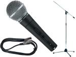 SHURE シュア SM58SE TAMAシルバーマイクスタンドSET （XLR-XLR）