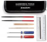 SUZUKI スズキ HRT-01 ハーモニカ  修理 工具 セット 調律 修理 クロマチック 10穴 ブルースハーモニカ 複音ハーモニカ クリーニング アゲミ調整　北海道 沖縄 離島不可