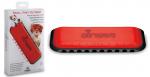 SUZUKI スズキ エアーウェーブ AW-1 レッド 幼児用 10穴 ハーモニカ 20音 C調 プラスチック 教育用ハープ airWAVE AW1 RED harmonica 赤色　北海道 沖縄 離島不可