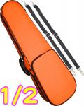 CarloGiordano ( カルロジョルダーノ ) TRC-100C オレンジ ORG 1/2 バイオリンケース 子供用 リュック セミハードケース 2分の1 ケース violin case orange　北海道 沖縄 離島不可
