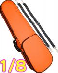 CarloGiordano ( カルロジョルダーノ ) TRC-100C オレンジ ORG 1/8 バイオリンケース 子供用 リュック セミハードケース 8分の1 ケース violin case orange　北海道 沖縄 離島不可