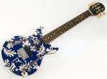 Woodstics Guitars ( ウッドスティック・ギターズ ) WS-MINI ALOHA (BLUE & WHITE)【  アンプ内蔵 ミニギター  】