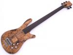 Warwick ワーウィック Custom Shop Streamer LX 5st Fretless Olive Ash Burl Top / Natural Oil Finish