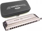 HOHNER ホーナー NEW SUPER 64 7582/64 クロマチックハーモニカ スライド式 16穴 樹脂ボディ Super-64 ハーモニカ　北海道 沖縄 離島不可