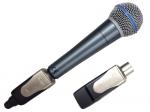 SHURE ( シュア ) BETA58A + Xvive  XV-U3 ポータブルワイヤレスマイクセット ◆ 内蔵バッテリー駆動で屋外でも使える 簡単ワイヤレスシステム