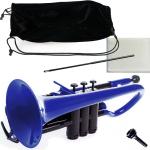 PINSTRUMENTS PCORNET1B ブルー コルネット プラスチック Pコルネット 管楽器 セットA　以下は対応不可 北海道 沖縄 離島 同梱 代引き