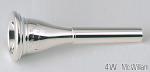 B.TilZ ティルツ 4W マックウィリアム フレンチホルン マウスピース アメリカンシャンク 銀メッキ Mc William french horn SP mouthpiece American　北海道 沖縄 離島不可