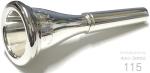 B.TilZ ティルツ シュミット 115 アメリカンシャンク フレンチホルン マウスピース 銀メッキ SCHMID french horn American shank SP mouthpiece　北海道 沖縄 離島不可