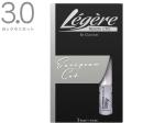 Legere レジェール 3番 ヨーロピアンカット B♭ クラリネット リード 樹脂 プラスチック Bb European Cut Signature clarinet reeds 3.0　北海道 沖縄 離島不可