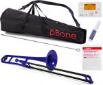 PINSTRUMENTS PBONE1B トロンボーン ブルー Pボーン 細管 プラスチック テナートロンボーン P-BONE Trombone blue セット C　北海道 沖縄 離島不可