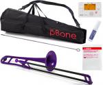 PINSTRUMENTS PBONE1P トロンボーン グリーン Pボーン 細管 プラスチック テナートロンボーン P-BONE Trombone purple セット C　北海道 沖縄 離島不可