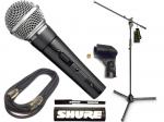 SHURE ( シュア ) SM58SE Gravity三脚マイクスタンドセット （XLR-XLR 5メートルケーブル同梱） 