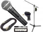 SHURE ( シュア ) SM58SE Gravity三脚マイクスタンドセット （XLR-フォーン 5メートルケーブル同梱） 