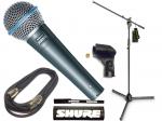 SHURE ( シュア ) BETA58A Gravity三脚マイクスタンドセット （XLR-XLR 5メートルケーブル同梱） 