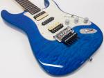 Fender フェンダー Fender Michiya Haruhata Stratocaster Rosewood Fingerboard, Caribbean Blue Transparent【JD18013402】