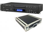 TASCAM タスカム CD-200BT と 国産2Uラックケースセット ◆ Bluetooth接続対応 業務用 CDプレーヤー