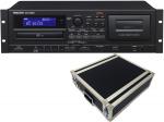 TASCAM ( タスカム ) CD-A580 v2 と 国産3Uラックケースセット ◆ 業務用カセットレコーダー/CDプレーヤー/USBメモリーレコーダー