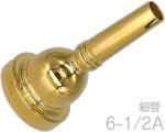 Vincent Bach ヴィンセント バック 6-1/2A GP 細管 トロンボーン ユーフォニアム マウスピース 金メッキ スモール small shank mouthpiece gold 6 1/2A　北海道 沖縄 離島不可